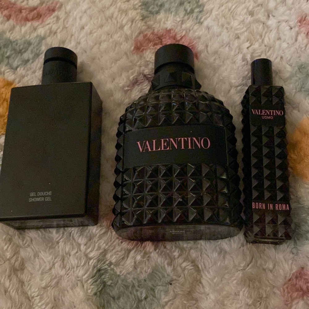Valentino perfume 3 piece set